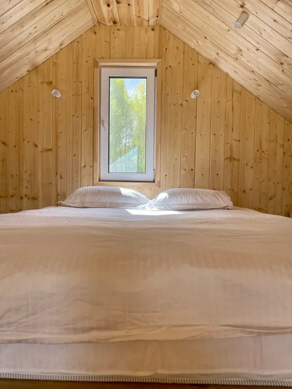 Дом с сауной у пруда