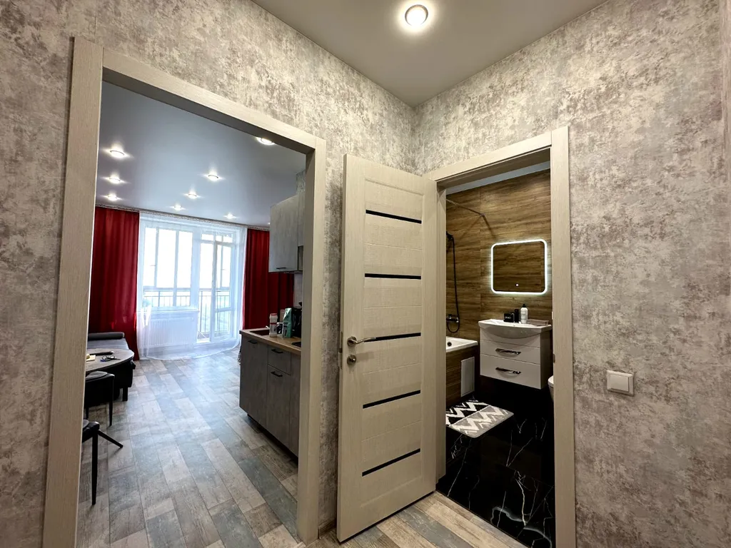 Квартира Квартира Уютная студия рядом с жд вокзалом с прекрасным видом на город — Новосибирск