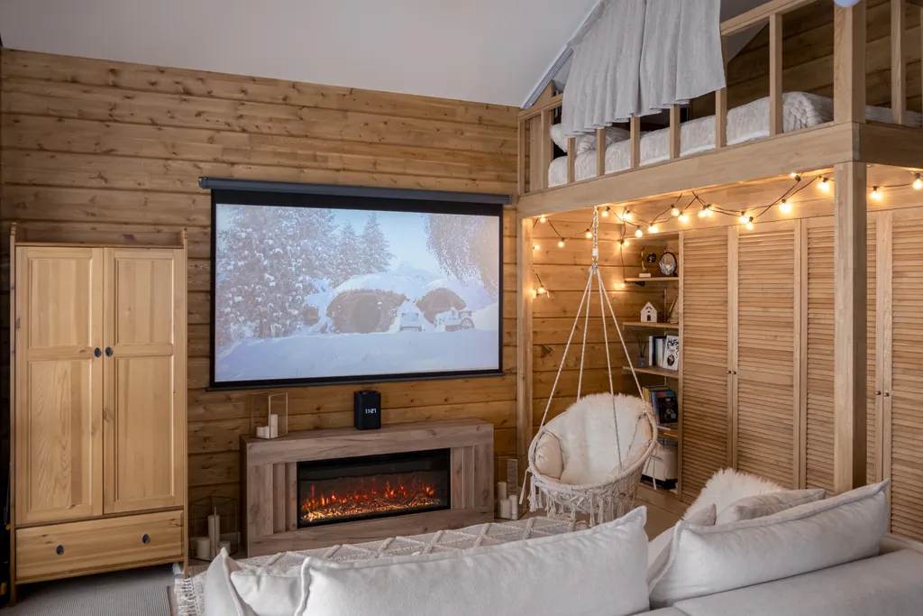 Атмосферный дом на горе в Шерегеше