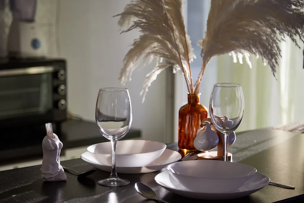 Просторный крутой апартамент с панорамными окнами