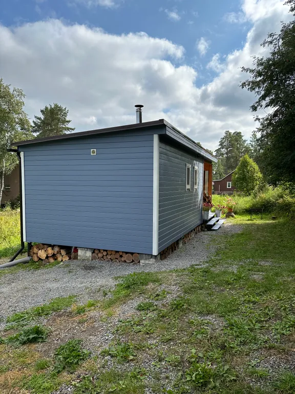 Уютный домик с террасой и сауной