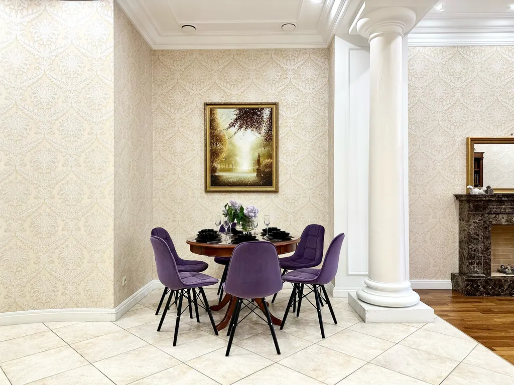 Стильная квартира с балконом и двумя санузлами