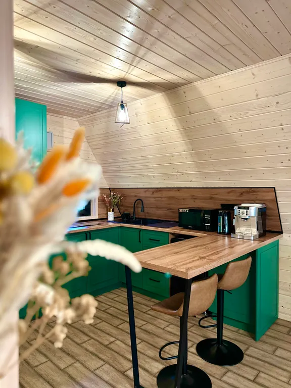 Уютный дом в стиле A-frame