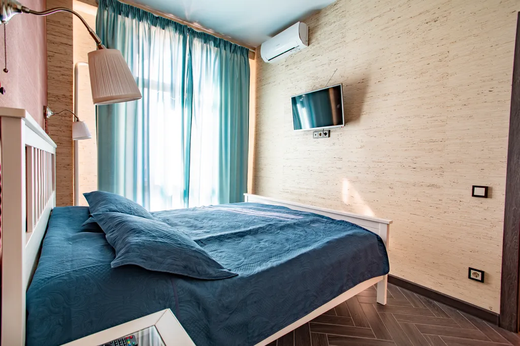 Апартамент с балконом и видом на горы №6