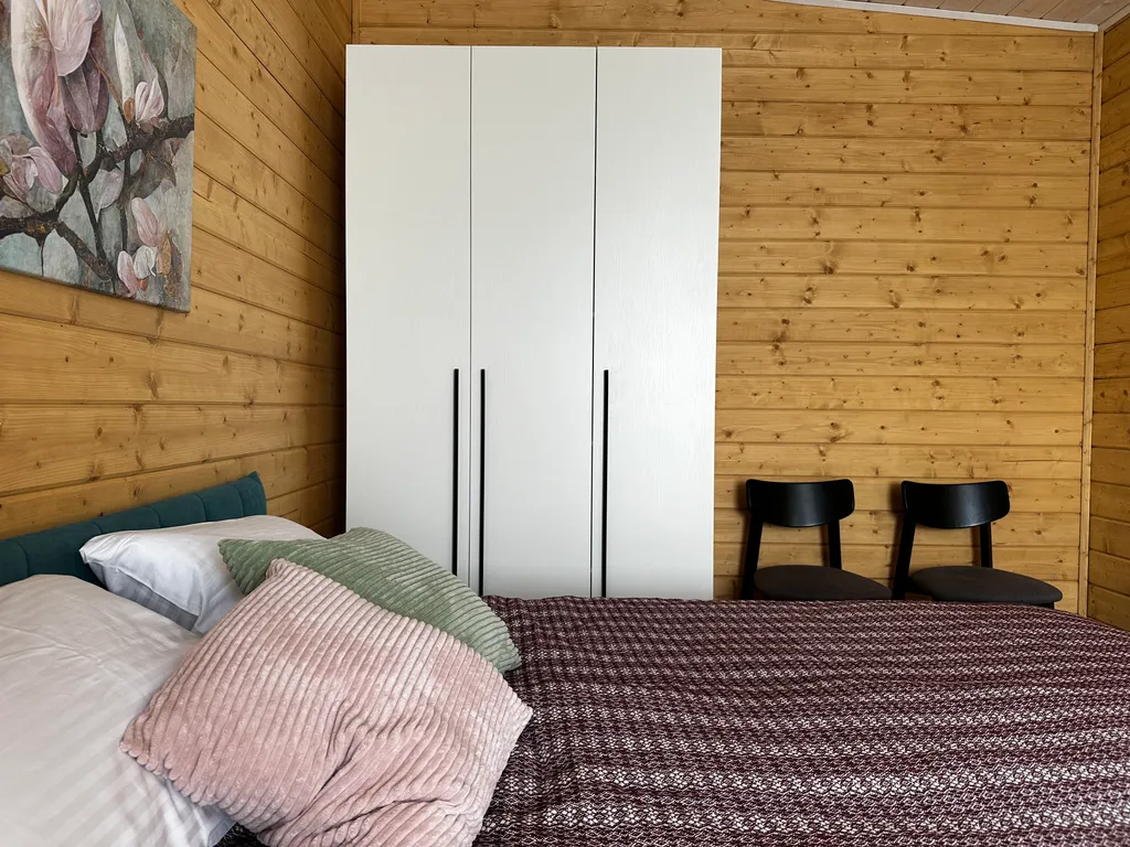 Дом с красивой костровой зоной