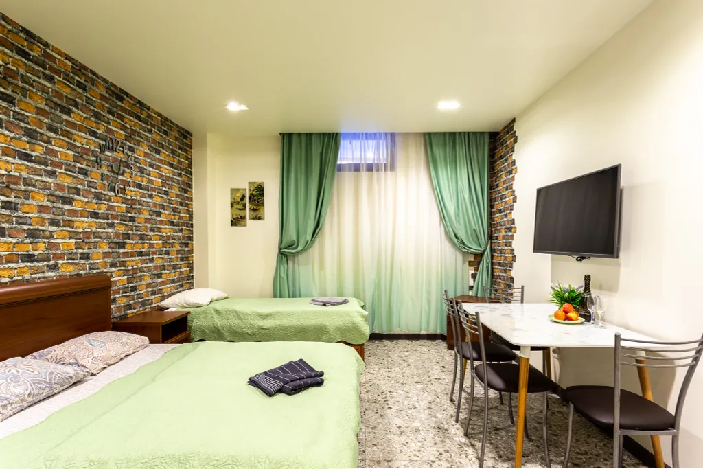 Уютная студия в самом ЦЕНТРЕ курорта на 3х человек