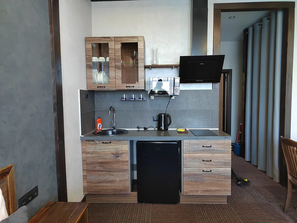 3-х местная студия, вид на озеро