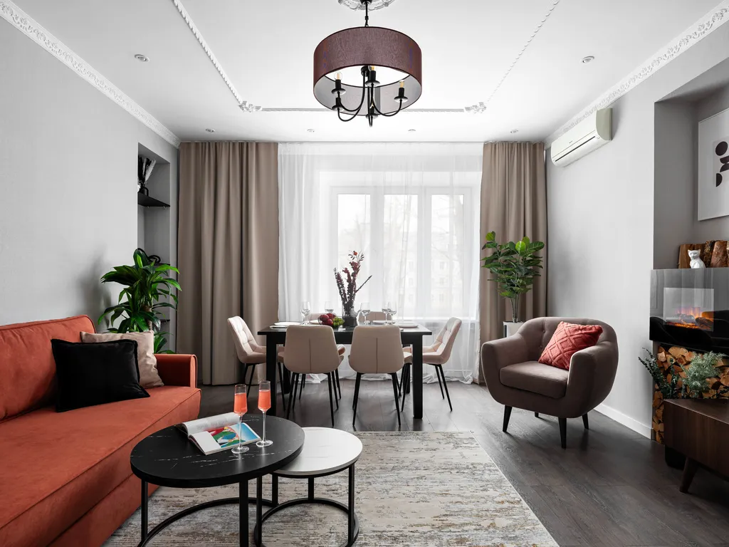 Квартира У Третьяковки: квартира с двумя балконами в тихом переулке — Москва