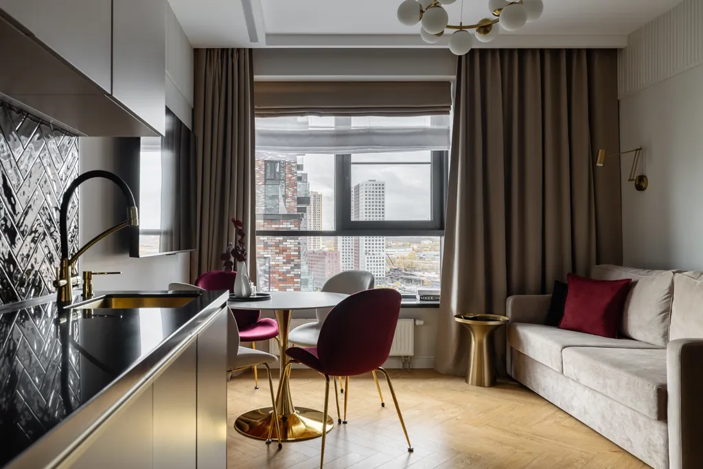 Квартира АПАРТАМЕНТЫ ДВУХКОМНАТНЫЕ 'ВАЙН' РЯДОМ С МОСКВА-СИТИ — Москва