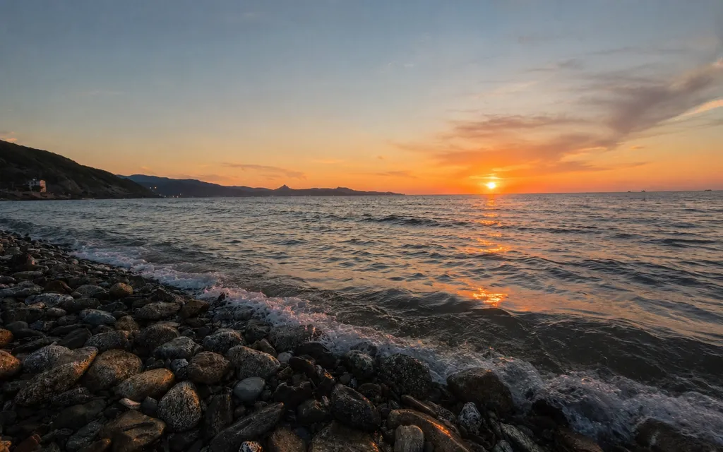 Комната с видом на море и горы