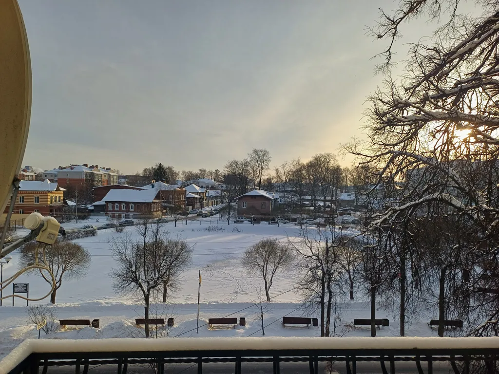 Квартира с видом на пруд