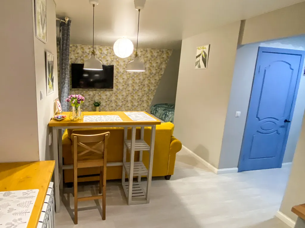 Студия с красивым закатом