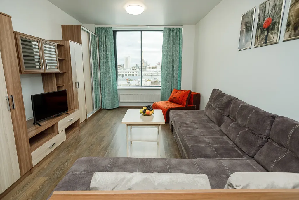 Апартаменты в центре с прекрасным видом на храм Большой Златоуст