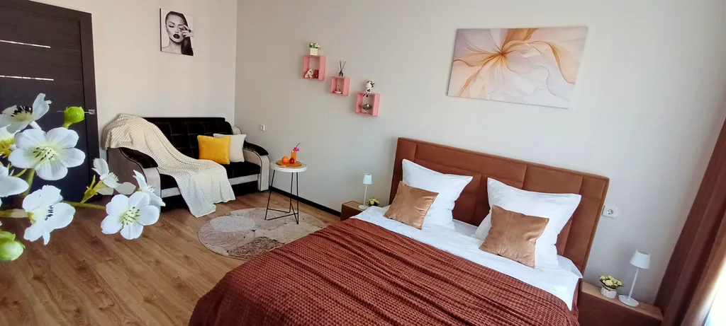 Уютная 1-к квартира в жк российский