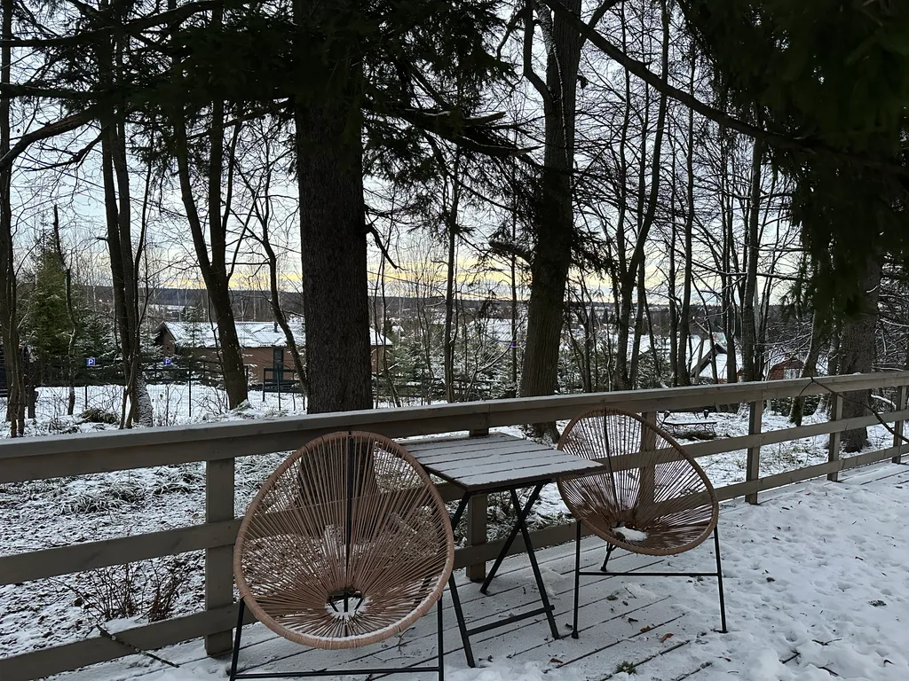 Коттедж Домик Хирви уютный коттедж на отдельном участке с вековыми деревьями — Москва