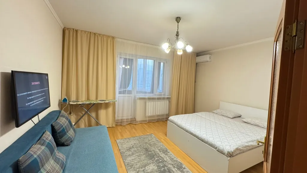 Уютная 1-комнатная квартира, в престижном районе города Алматы — аренда посуточно в Алматы