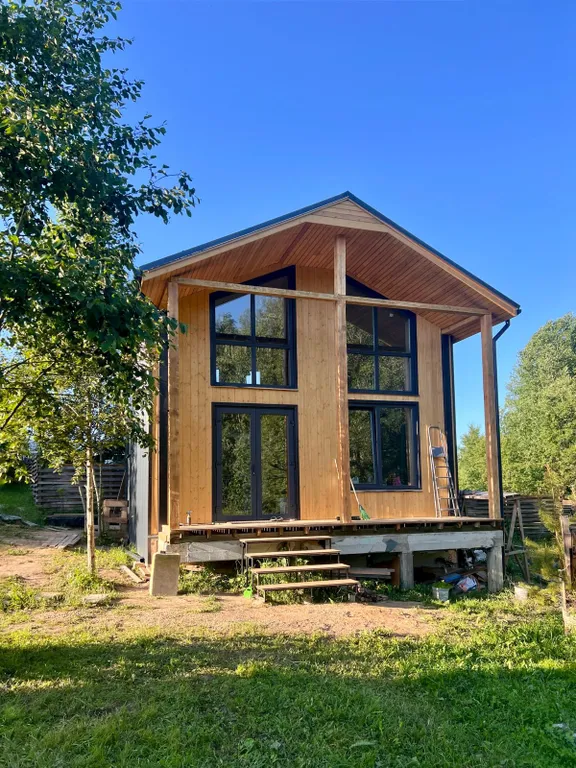 Дом баня с чаном