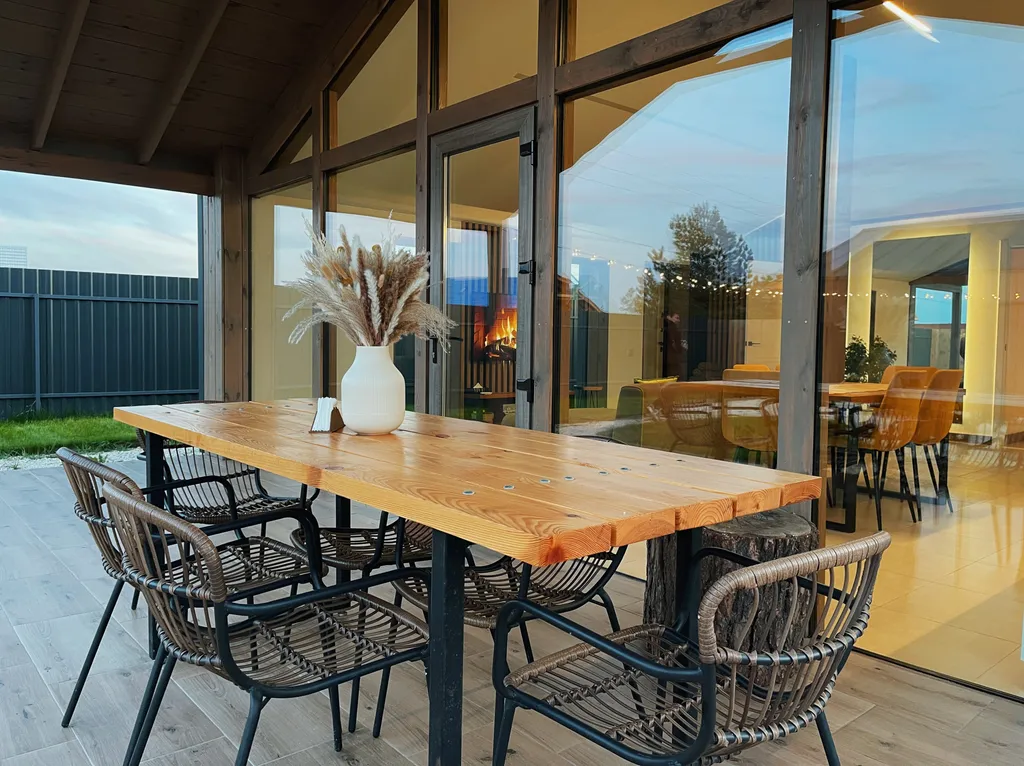 Просторный барнхаус с баней