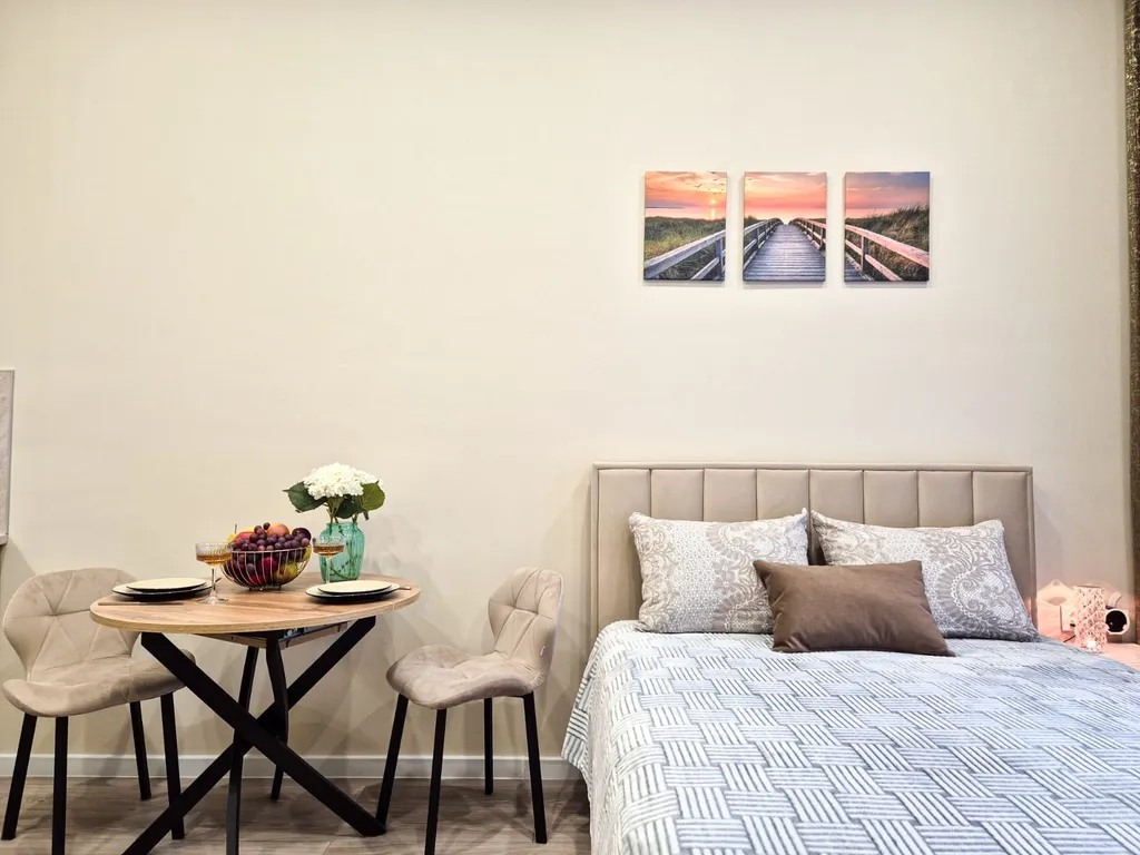 Апартаменты с видом на море, лес и горы