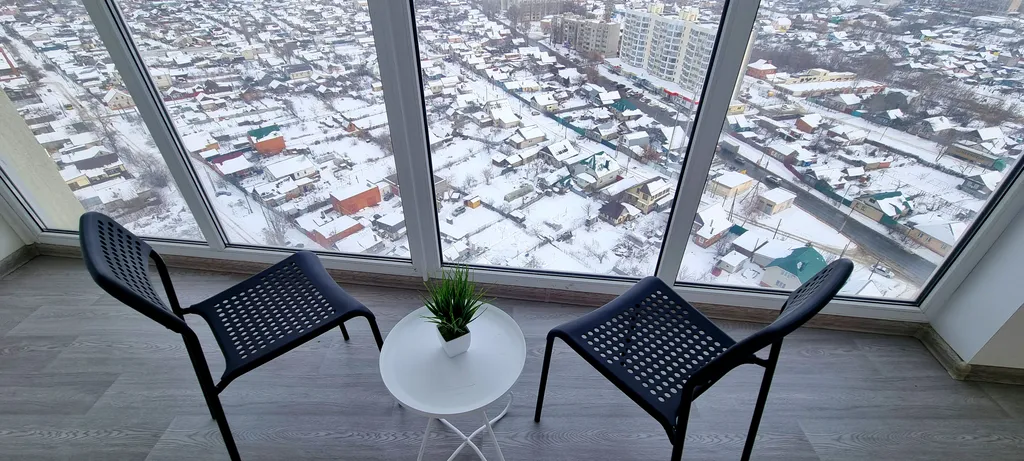 Квартира с панорамным видом на город и Волгу