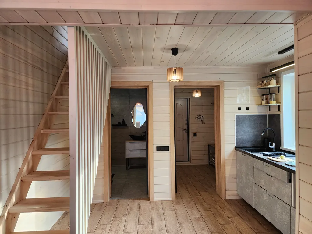 Дом SPA с большой ванной и видом на горы