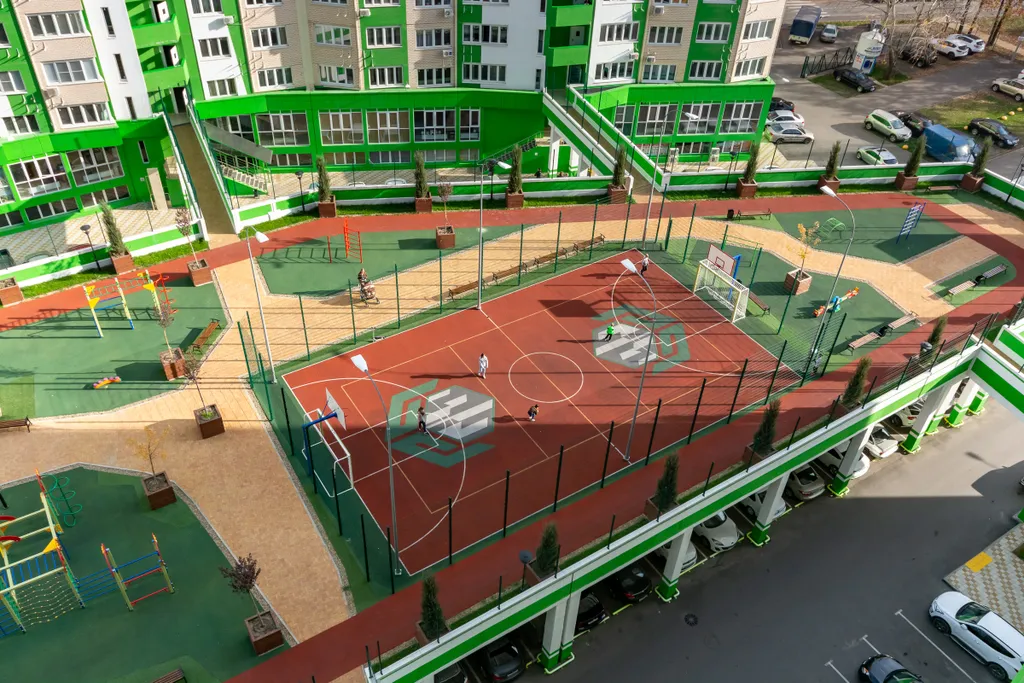 Квартира Апартаменты Бирюзовая нежность с панорамным видом, у парка Галицкого — Краснодар