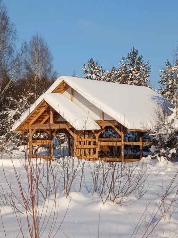 Дом у леса с камином на окраине для отдыха души и тела