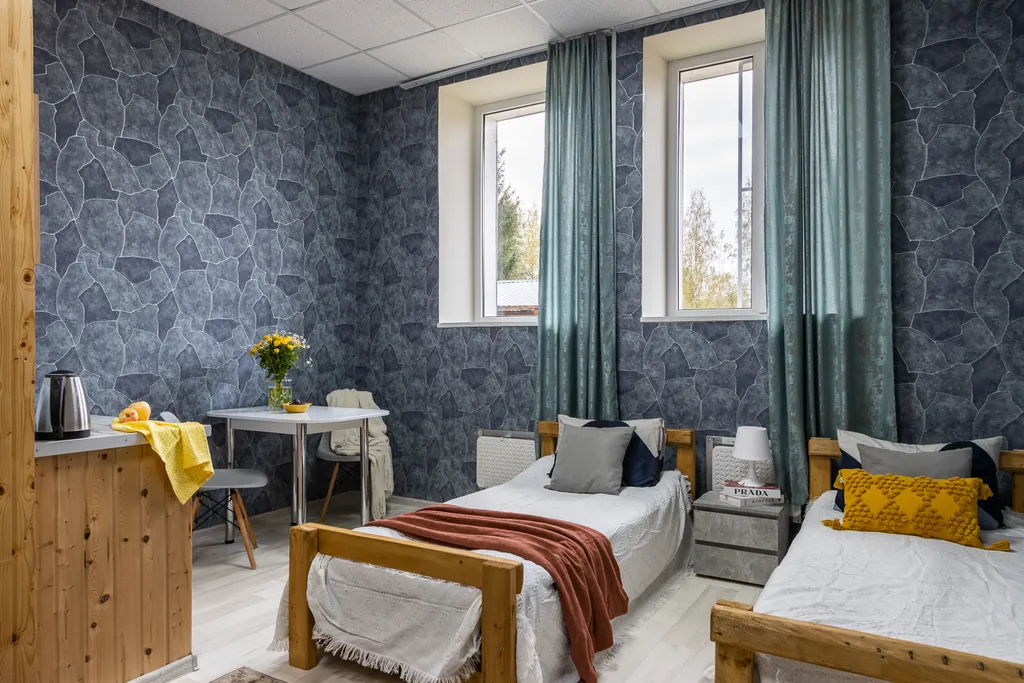 Двухместные апартаменты с кухней