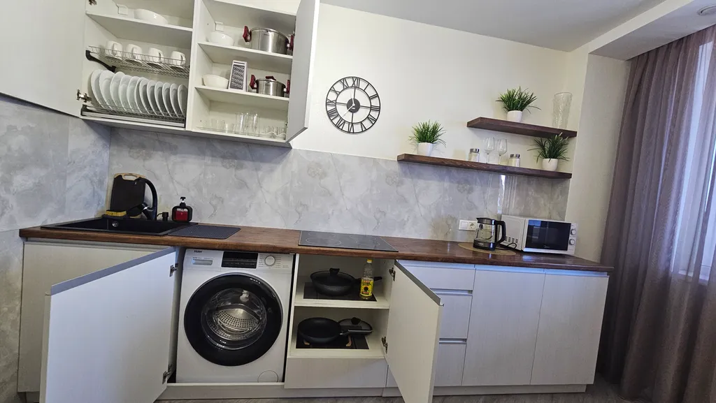 Элитная Квартира Евродвушка с террасой и красивым панорамным видом