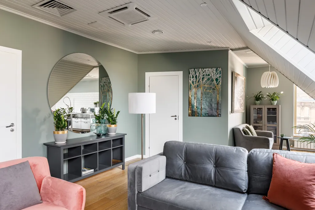 Квартира Квартира Мансарда с видом на город — Санкт-Петербург