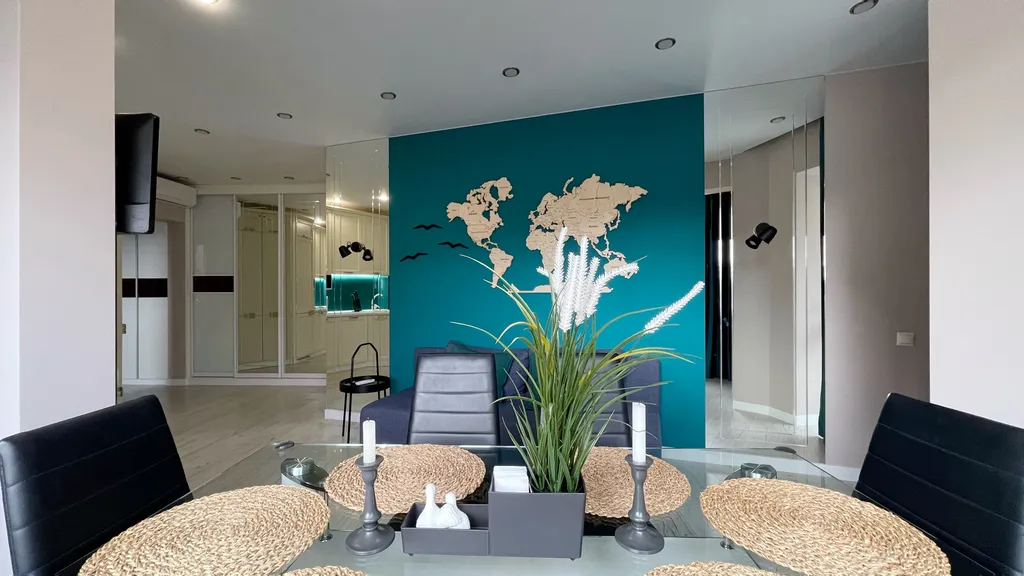 Квартира Апартаменты Grand-Marina Premier с балконом и видом на пальмовую аллею — Сочи