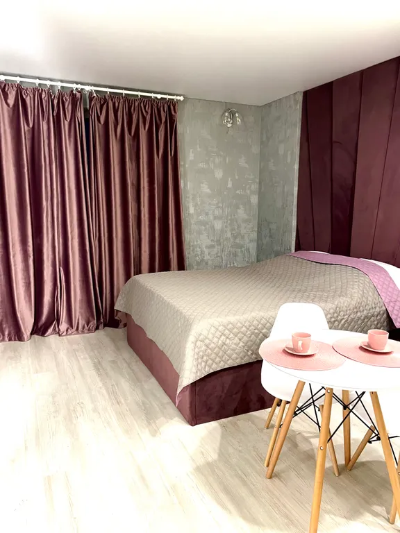 Студия с красивым видом на город