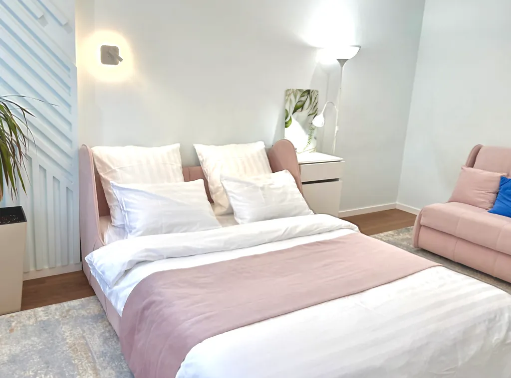 Светлая квартира с видом на реку