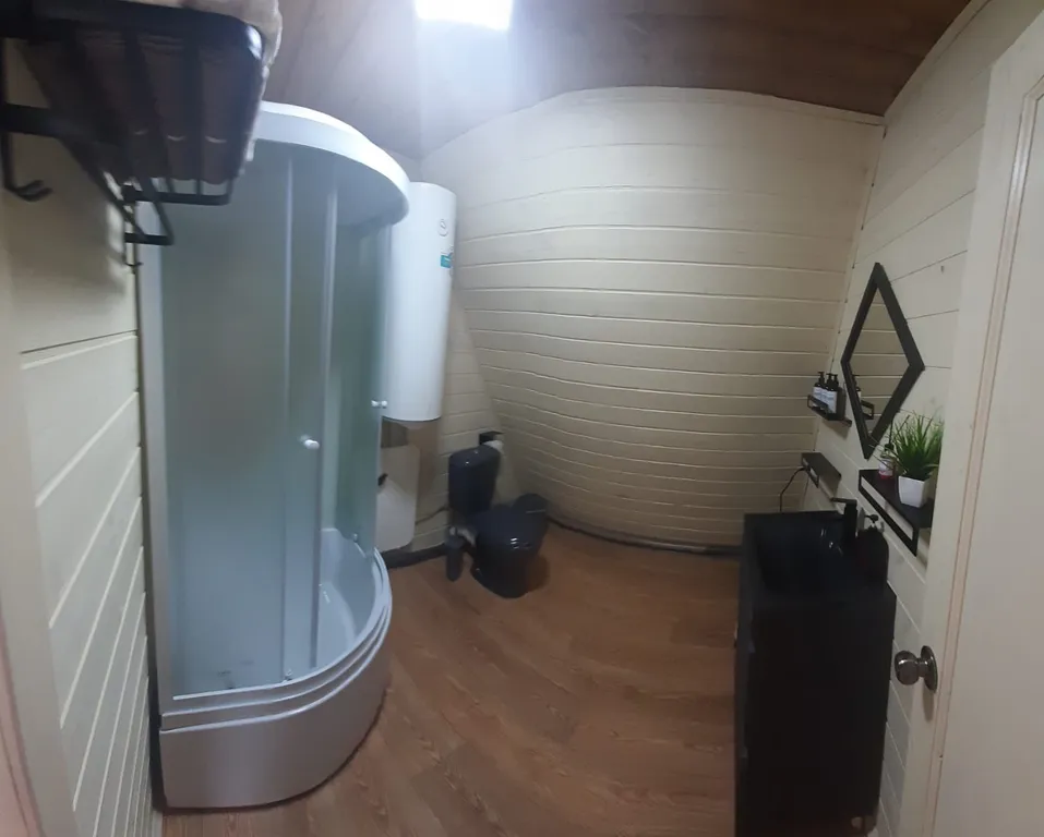 Уютный домик в стиле афрейм