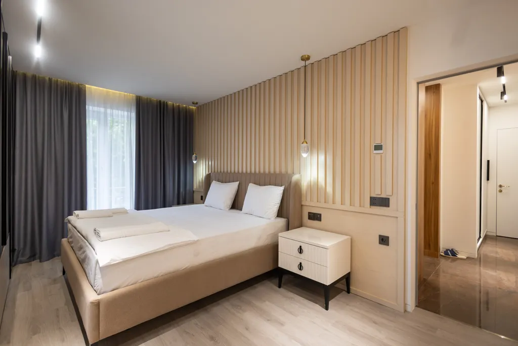 Современная дизайнерская квартира рядом с метро