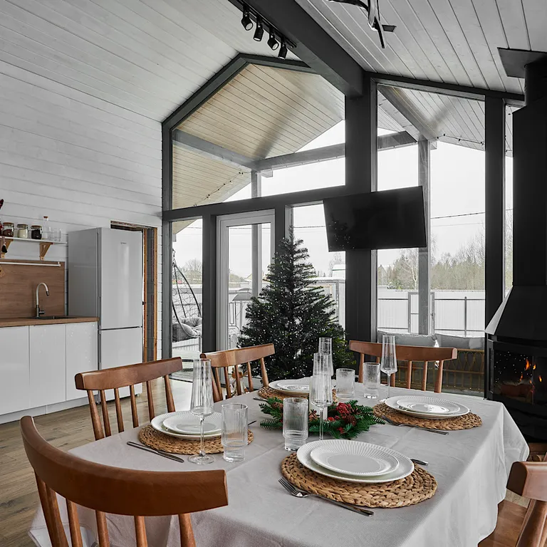 Коттедж Домик в Матрешках с камином и сауной — Ягунино