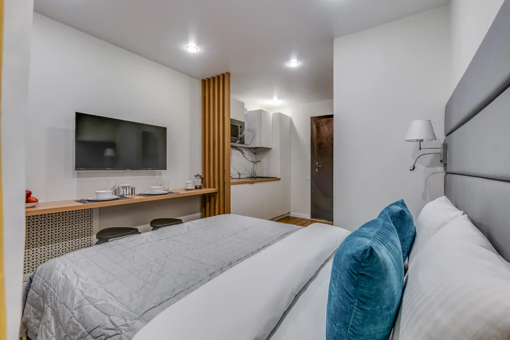 Квартира Стильные апартаменты у парка с озером — Санкт-Петербург