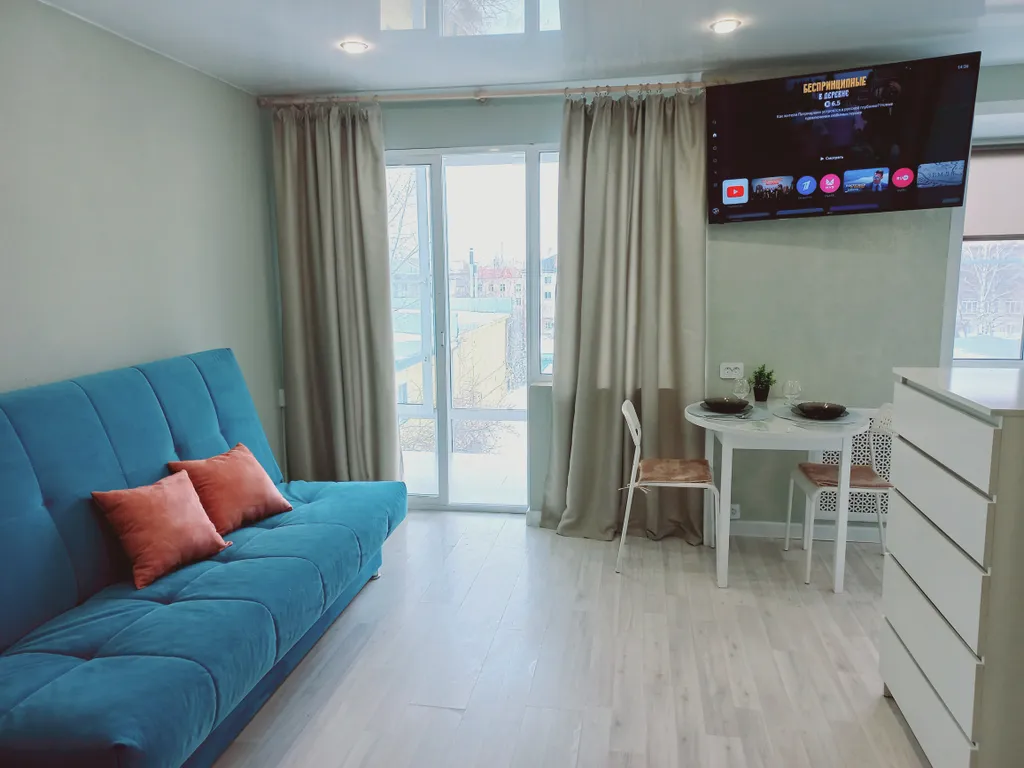 Уютная однокомнатная квартира-студия