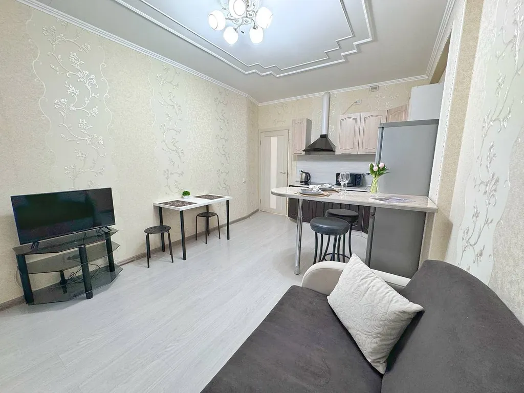 Уютная 1-к квартира в ЖК бизнес-класса Алые Паруса в центре