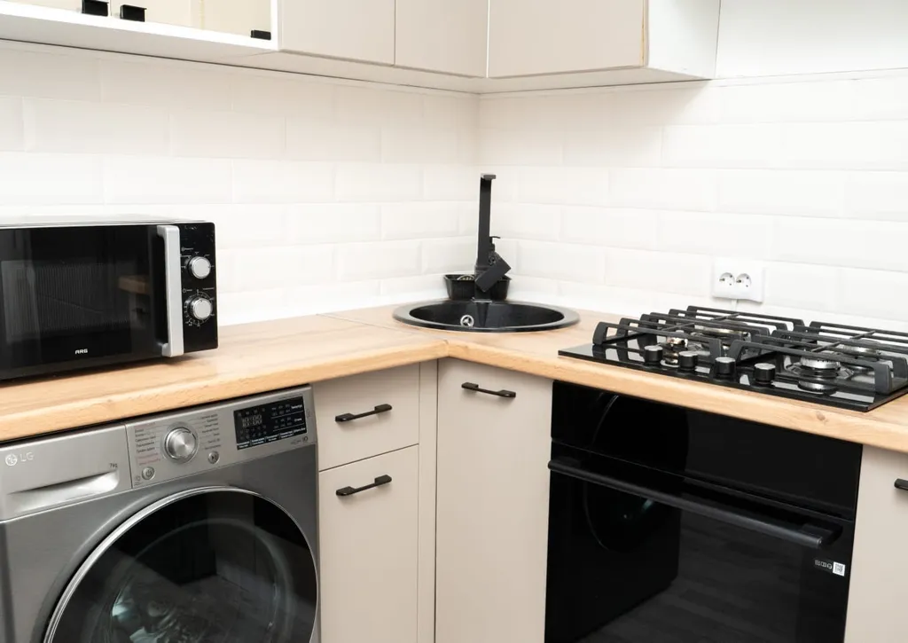 Квартира для командировочных в тихом районе города.