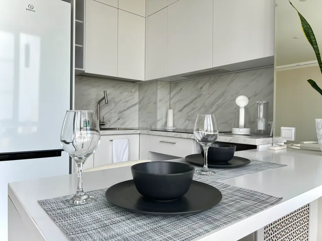 студия с панорамным видом