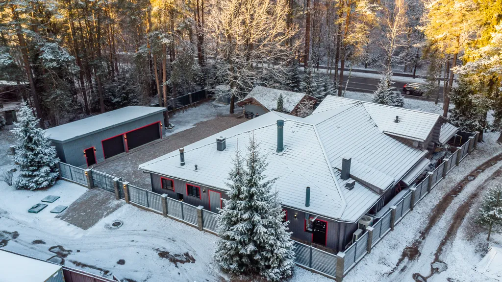 Коттедж Стильный загородный коттедж в стиле лофт — Зеленогорск