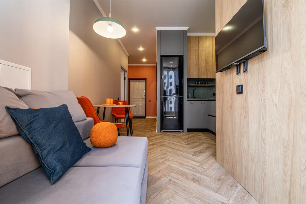 Дизайнерская однокомнатная квартира в центре города