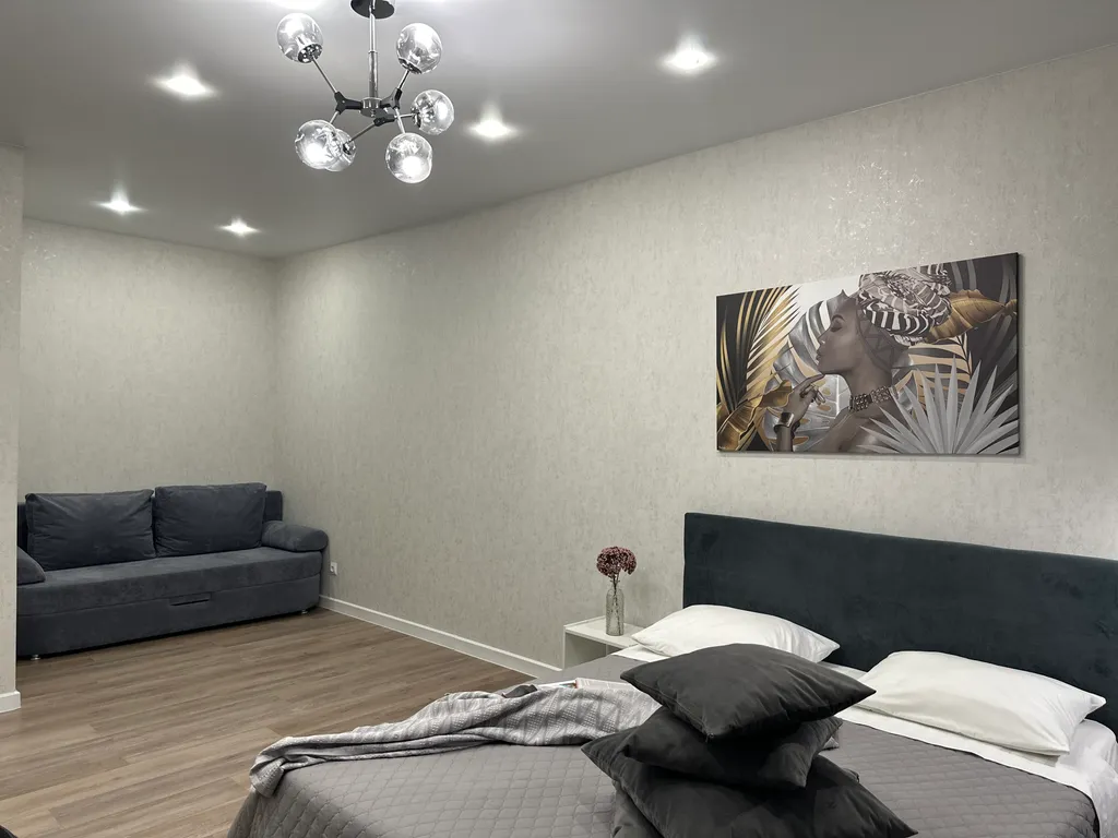 Современная 1-комнатная квартира, район Юбилейный