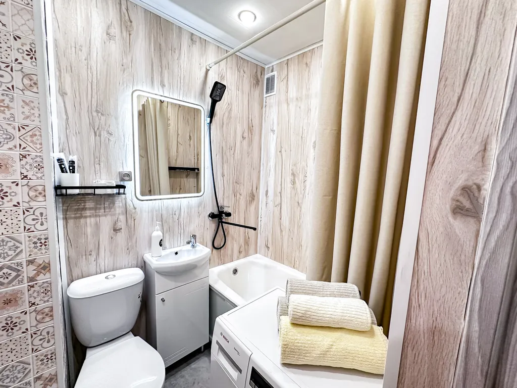 Апартаменты с 2-спальной кроватью, заселением 24/7