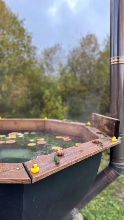 A-frame домик у леса