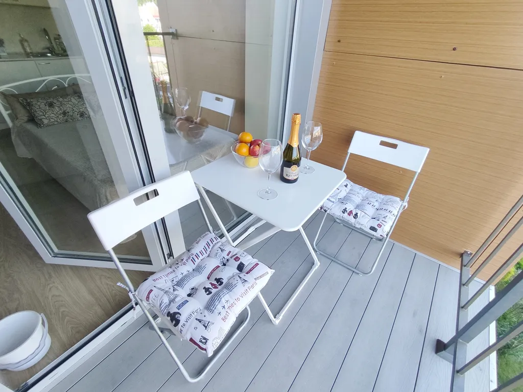 Уютная квартира-студия на самом берегу Черного моря в элитном ЖК