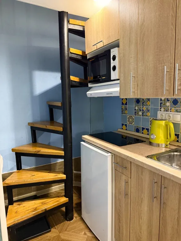 Квартира Квартира Двухуровневая студия у метро Автозаводская — Москва