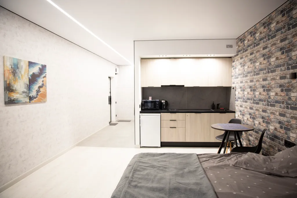 Уютная студия на правом берегу