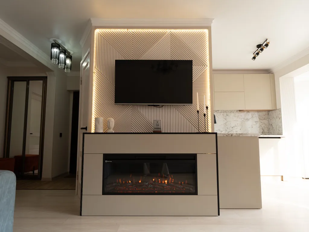 Дизайнерская квартира с видом на горы в центре Домбая